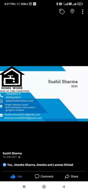 Sushil sharma furniture work all