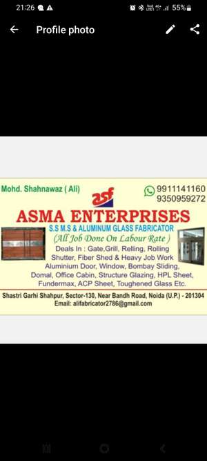 asma Enterprises SS MS alumi fab