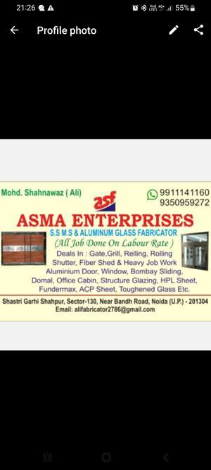 asma Enterprises  SS MS alumi fab