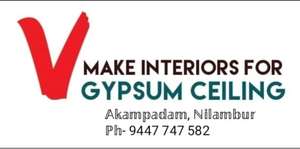 V make Interiors Gypsum Ceiling