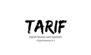 tarif 