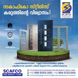 Scafco steel doors  windows