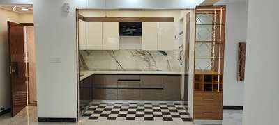 Full modern acrylic kitchen  #KitchenIdeas #KitchenCeilingDesign