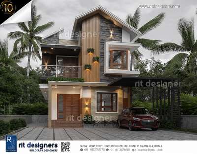 modern contemporary 🏠
. 
.
. 
. 
.

#ContemporaryHouse #modernhome #ElevationHome #KeralaStyleHouse #keralahomeplans #architecturekerala #kannurarchitects #elevationideas #3Dvisualization