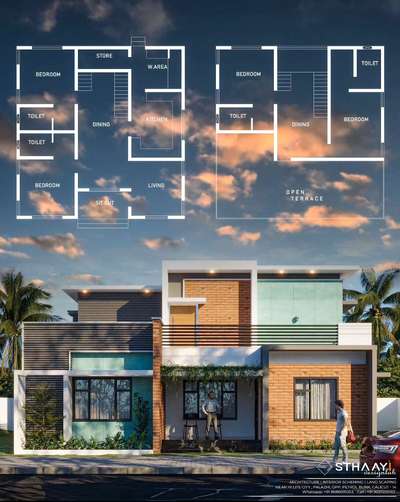 🏠 Budget home Floor Plan with Exterior details 👇Design :
@sthaayi_design_lab
4BHK HOME 
AREA : 2149sq.ft 
.
#kerala #keralahomes #keralahomedesigns
#budgethomes #budgethome
#3bhk
#smallhome
#vanithaveedu #veedu #homeconcept #interiordesign #budgethomes #budgethome #designkerala #designerconcept #architecture #homes #homestyle #indiandesigner #indianarchitecture #india #reelsofkerala #reelsindia