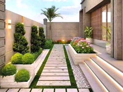 backyard or setback #HouseDesigns #ViNdesign #ElevationHome #HomeAutomation