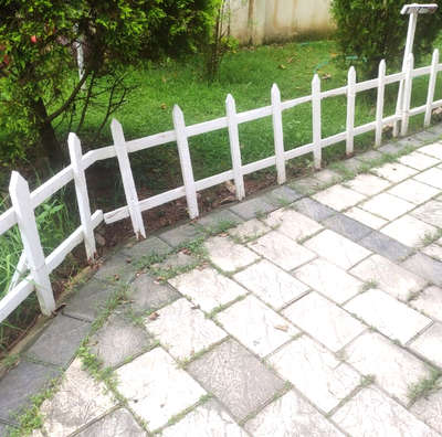 picket fencing at Trivandrum  #exteriors  #WallDesigns  #picket_fence