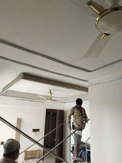Gypsum ceiling work  at DD Desai  Golden view  flat.kakkanadu.