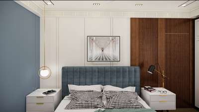 3D Bedroom interior design 
software - Sketchup and autocad and 3ds max 
 #InteriorDesigner  #KitchenInterior #BedroomDesigns #Architectural&Interior #LUXURY_INTERIOR #interiores #washroomdesign #bedroominterior