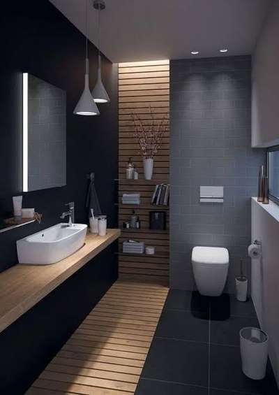 black bathroom designs
