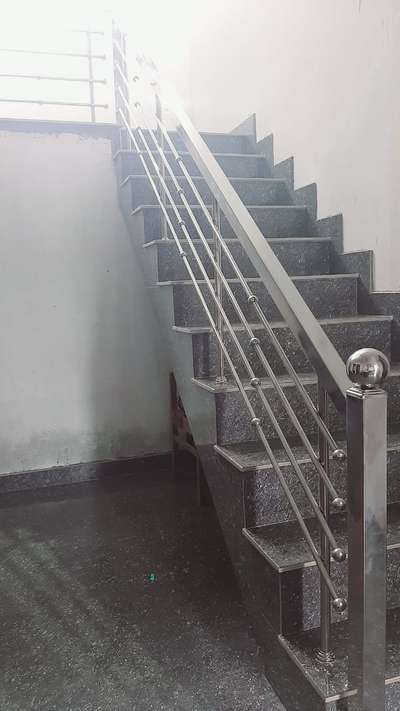 Steel handrail