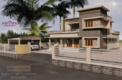 4bhk 2100 sqft home at athirampuzha kottayam