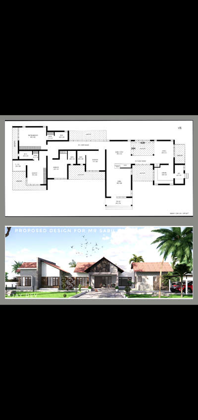 #keralahomestyle #KeralaStyleHouse #keralaarchitectures #keralahomesdesign #keralahomeplans #keralahomes #architecturedesign  #architect  #traditionalhome #SemiTraditionalStyle #SingleFloorHouse #FloorPlans #home3ddesigns