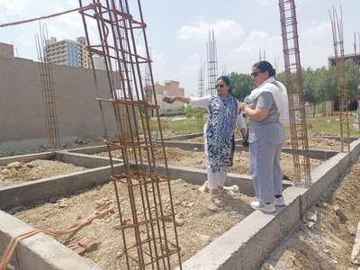 Site inspection of our Greater Noida site. #Architectural&Interior #HouseConstruction #constructionsite #constuction #bulid #inspection #greaternoida #gaurcity #interiorshapesandesigns #interiorshapes