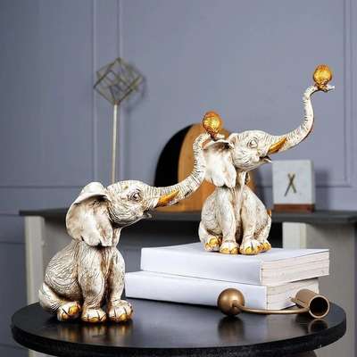 Manifest the Wisdom of an Elephant!

The Feng Shui White Elephant Table Accent is a simple and elegant decor piece that takes inspiration from Rustic Decor.
According to the art of Feng Shui white elephants are considered especially auspicious.

#tableaccent #decor #elephants
#tabledecor #resin #madeinIndia
#art #artment #decorshopping