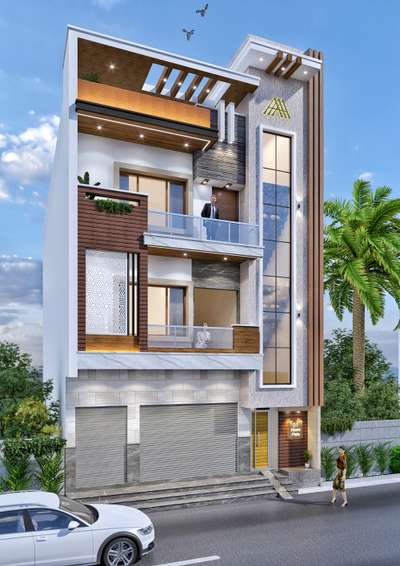 Exterior Design G+2 Complete 
Site Location :- Amba Vihar , Muzaffarnagar 
Design By Mk Design & Consultant 
Muzaffarnagar   #exteriordesigns #muzaffarnagar #ElevationDesign #frontElevation #DelhiGhaziabadNoida #exteriors #WindowsIdeas #CelingLights #profilelight_ #Architectural&Interior