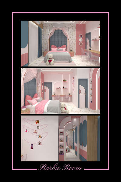 #KidsRoom  #kidsroomdesign  #pinkroom  #interiordesign