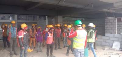 New workers safety induction.