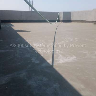 Compressed image of 4500sqft Waterproofing work executed by #PreventTechnologies. 
#Waterproofing
site details: classified