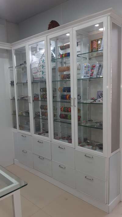 showroom interior work at ayathil kollam