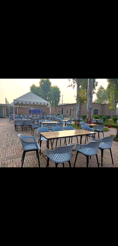 All weather table tops available. Scratch proof, fire proof, water proof, impact proof, stain proof, 5 years warranty for outdoor use, 10 years warranty for interior use.
9388570250. interdecors.in@gmail.com
