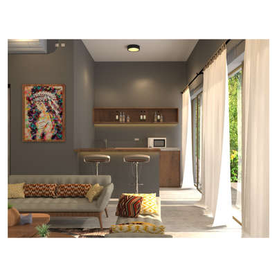 Simple & Sobar.. Living room Cum chilling area..✨✨ #InteriorDesigner #Architectural&Interior #moderndesign #Minimalistic #HomeDecor #raktadecor #LivingRoomDecors
