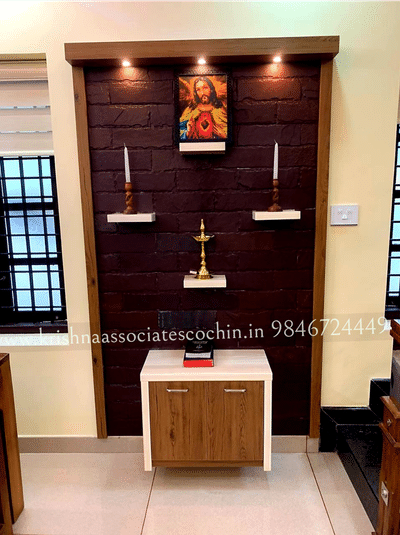 traditional prayer unit

#ChristianPrayerRoom
#Prayerrooms
#Architectural&Interior
#homedesignkerala