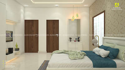 Bedroom Interior View
ALIGN DESIGNS 
Architects & Interiors
2nd floor,VF Tower
Edapally,Marottichuvadu
Kochi, Kerala - 682024
Phone: 9562657062