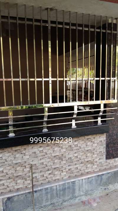 #Square tube #ss grill work #ss fabrication work #304 grade work #ss safety grill work #sitout  design  #exterior_Work
