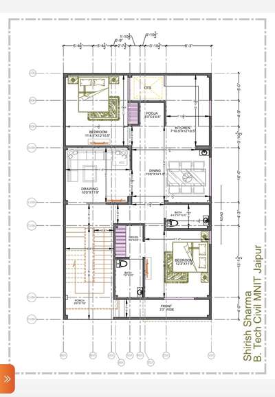New Planning @ #jagatpura #Jaipur.
Villa-West Facing
Size-27'0"×45'0"
#WestFacingPlan 
#villaproject 
#FloorPlans 
#HouseConstruction 
#HouseDesigns 
#Designs 
#newhousedesigns 
#vastufloorplan 
#Vastuforlife 
#constructionsite