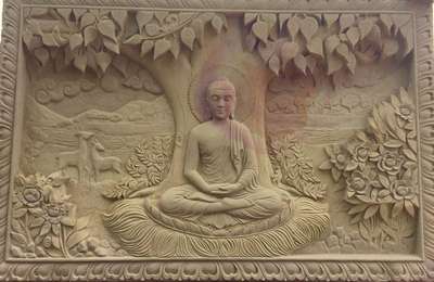 #buddhamural  #buddhasandstone
