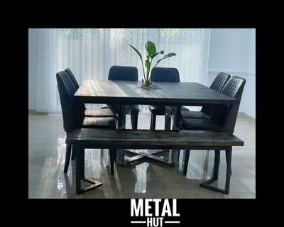 #HouseDesigns #DiningTable #metalhut9645243055