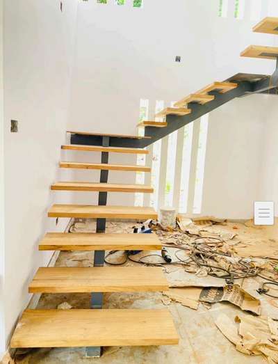 metal staircase  #metal  #metalstaircase  #WoodenFlooring #singlepeice