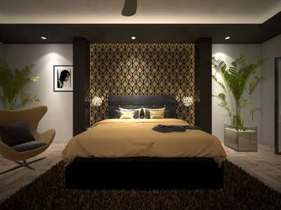 #BedroomDecor #namo_archilands #namo #Architect #architecturedesigns #MasterBedroom #black #bed #furniture #InteriorDesigner