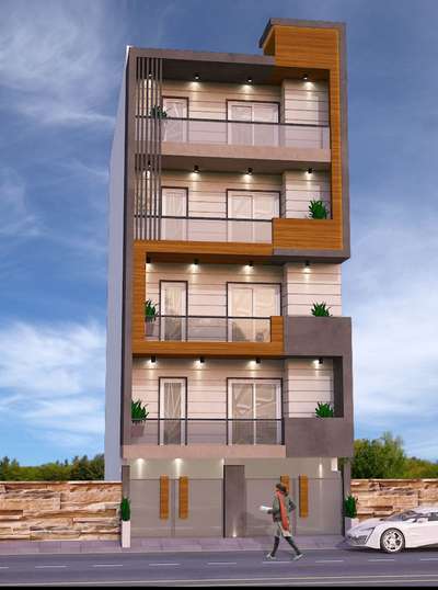 Modern facade... #exteriordesigns #latestexterior#modernhouse#elevation#elevationideas#3dsmax##vray #newdesigin  #HouseDesigns  #latesthousedesigns