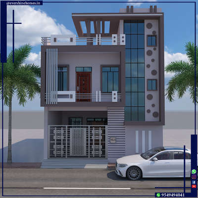 New exterior design at sawai madhopur by evershine homes
 #sawaimadhopur♥️♥️♥️ #evershinehomes #evershinehomesvaishali #exteriordesignideas