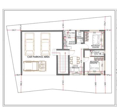 Appartment plan#560sqft appartment plan#5units