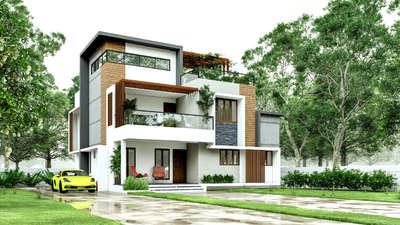 #exteriordesigns low budget home client shaji kattappana