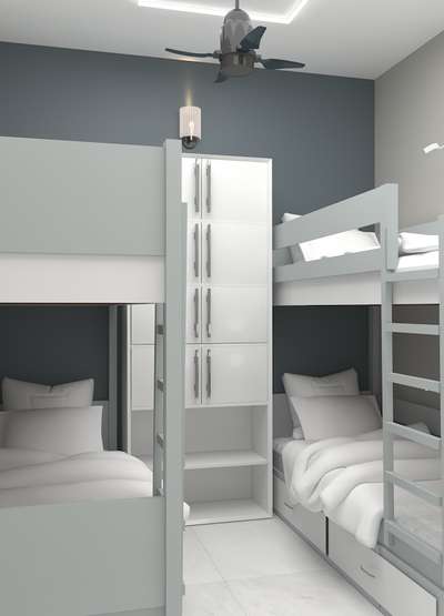 Hostel Design Work 
 #hostel   #design.  #blue  #grey  #modernhome  #pg  #staytunned  #bunkbeds