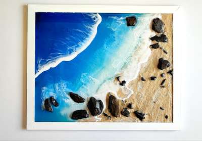 Beautiful Resin Ocean wall Art
Size 21 x 17 inches
price 2000₹ 
Contact - 6367338148
#resin #WallDecors #TexturePainting #WallPainting #HomeDecor