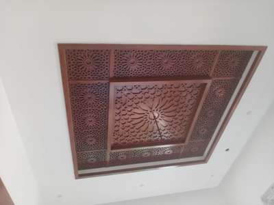 ####kalamassery site ... gypsum ceiling with CNC designs#####