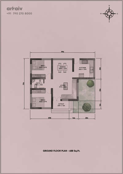 Ground Floor Plan

#SouthFacingPlan  #FloorPlans  #smallhouseplan  #2DPlans  #groundfloorplan