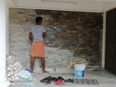 Cladding Tile Fixing work Ernkulam 9061212736