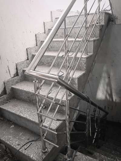 stair railing 450 running ft  #StaircaseDecors #SteelStaircase  #Steel  #Steeldoor