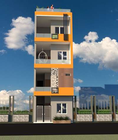 elevation design #CivilEngineer  #Architect  #Contractor  #HouseConstruction #ratlam #ElevationHome
