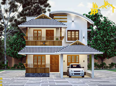 For Mr.Manoj from Kadukkam kunnam, #exterior #elevation #plan #3d #designs #palakkad