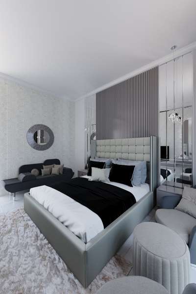 Master bedroom#3ddesign with #Coronarendering
