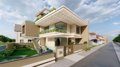 Residential design  #architecturedesigns #3delevationhome #InteriorDesigner #civilcontractors