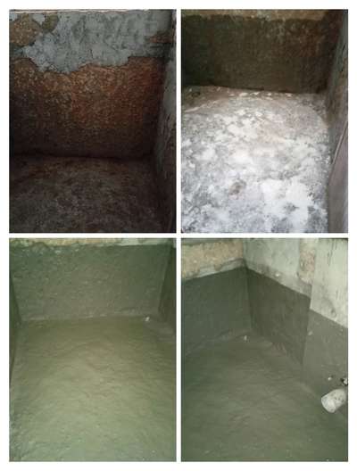 Bathroom watrrproofing @vattiyoorkavu.. using zydex waterproofing chemicals
