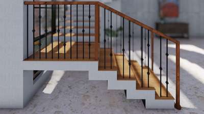 Handrail design #StaircaseDecors  #handrailwork  #handrailstaircase  #handrailing